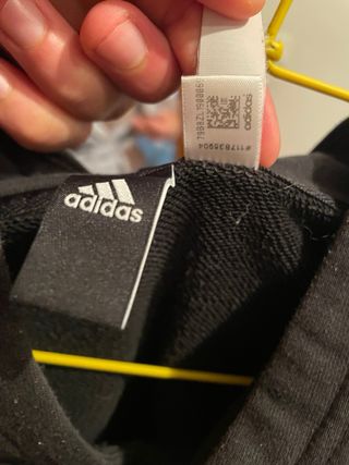 Sudadera Adidas Negra con Logo nueva original