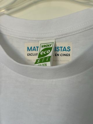 Camiseta promocional película Materialistas TallaS