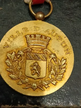 🇫🇷Medalla Festival Música   1931 Baño Oro