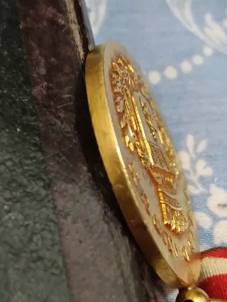 🇫🇷Medalla Festival Música   1931 Baño Oro