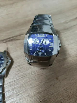 Lote 3 relojes pulsera metal