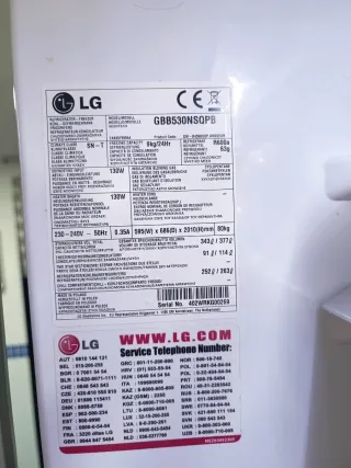 Frigorífico/Nevera/Combi LG A++