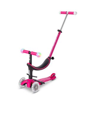 Patinete Micro Mini2Grow Deluxe LED Rosa