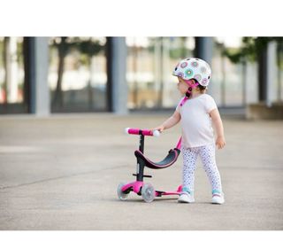 Patinete Micro Mini2Grow Deluxe LED Rosa