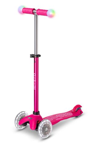 Patinete Micro Mini2Grow Deluxe LED Rosa