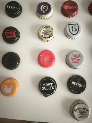 Chapas Cervezas Belgas Colección
