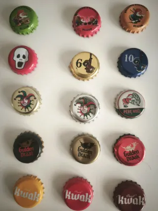 Chapas Cervezas Belgas Colección