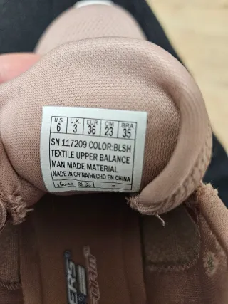 Zapatillas Skechers Mujer Rosa Talla 36