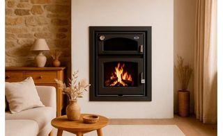 Estufa de leña Aston insertable 10Kw VIC1009