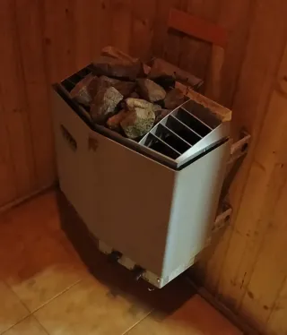 Calefactor Sauna Tylo Metálico Piedras