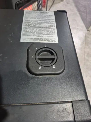 Estufa de gas HJM negra