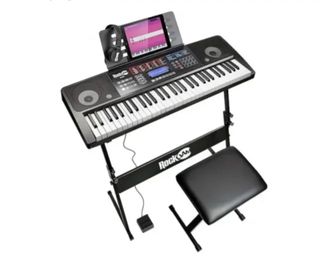 Teclado Rock Jam con Asiento + pedal + auriculares