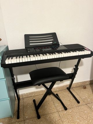 Teclado Rock Jam con Asiento + pedal + auriculares