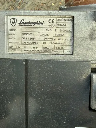 Quemador Lamborghini