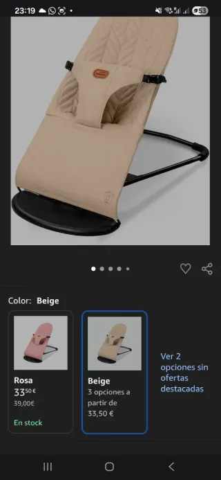 Trona/Hamaca bebé Asalvo