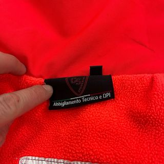 Giacca da lavoro alta visibilità rossa