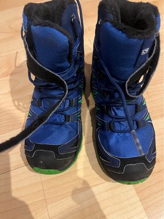 Botas Salomon Niñ@ Azul/Verde Talla 32