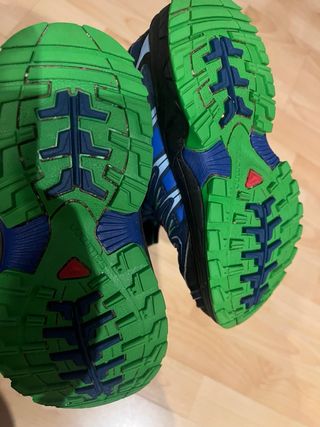 Botas Salomon Niñ@ Azul/Verde Talla 32