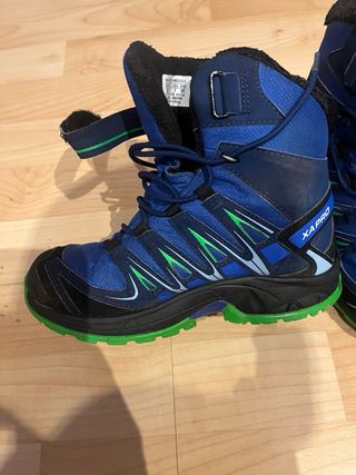 Botas Salomon Niñ@ Azul/Verde Talla 32