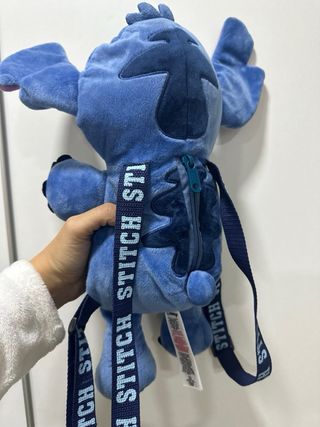 Mochila Infantil Stitch Azul