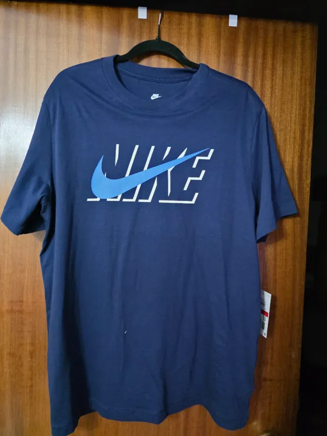Camiseta Nike Hombre Azul Nueva