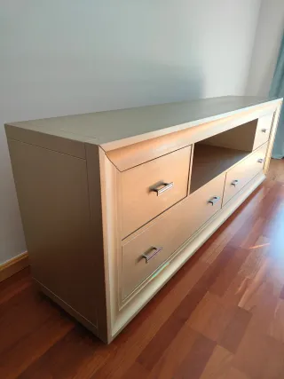 Mueble TV Salón Madera.