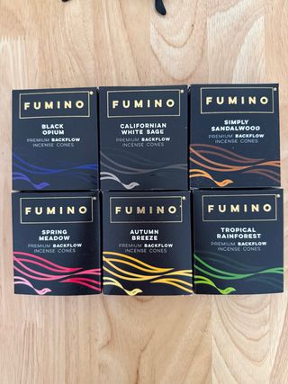 Pack 6 Cajas Inciensos FUMINO
