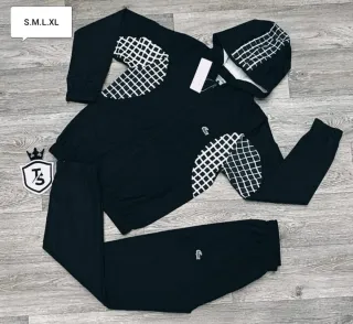 Conjunto Deportivo Lacoste Blanco Talla S M L XL