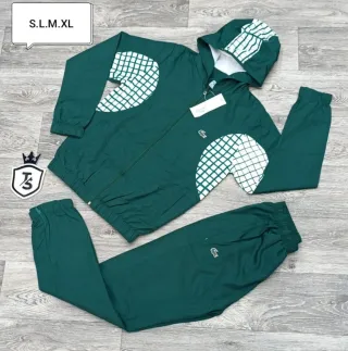 Conjunto Deportivo Lacoste Blanco Talla S M L XL