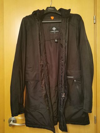 Chaqueta moto mujer negra