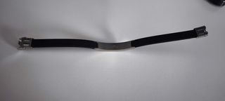 Pulsera LOTUS Plata y Negro