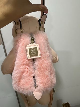 Mochila Conejito Rosa Peluche