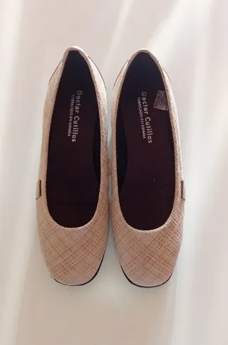 Mocasines Doctor Cutillas Beige Tacon Bajo Mujer