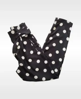 Pantalones Stradivarius lunares tiro alto