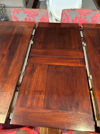 Mesa de comedor rectangular extensible