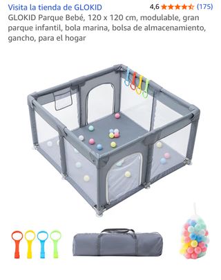 Parque infantil GLOKID 120x120cm