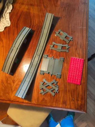 Lego Tren: Rectas, Curvas y Piezas
