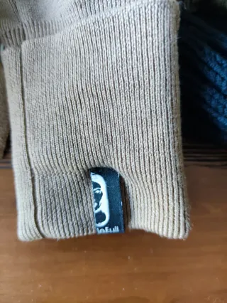 Vestido camisero 100% lana beige