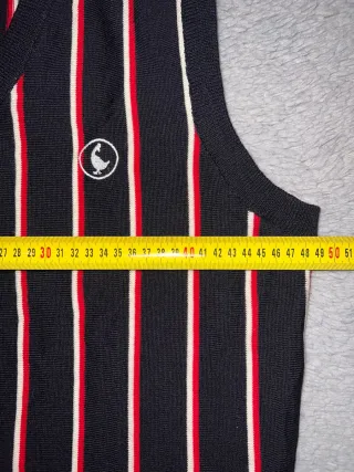 Chaleco El Ganso Rayas V-Neck