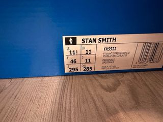 Adidas Stan Smith uomo 45 bianco con tallone verde