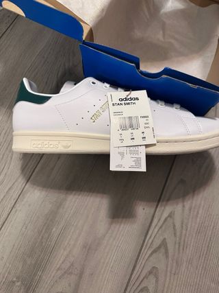 Adidas Stan Smith uomo 45 bianco con tallone verde