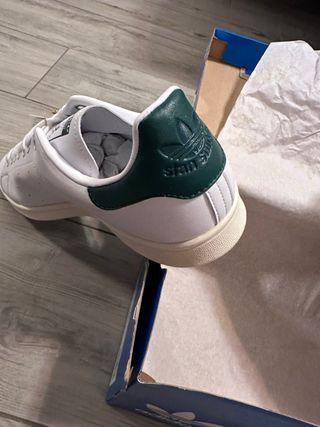 Adidas Stan Smith uomo 45 bianco con tallone verde