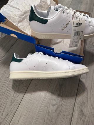 Adidas Stan Smith uomo 45 bianco con tallone verde