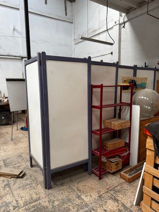 Biombo de madera grande