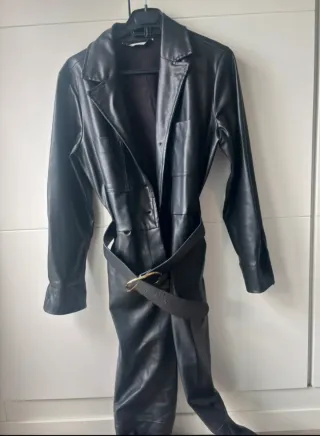 Mono Polipiel Zara Negro