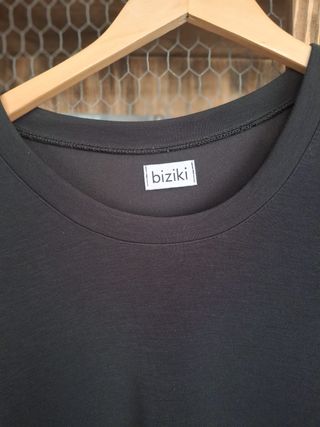 Sudadera larga Biziki negra talla M/L