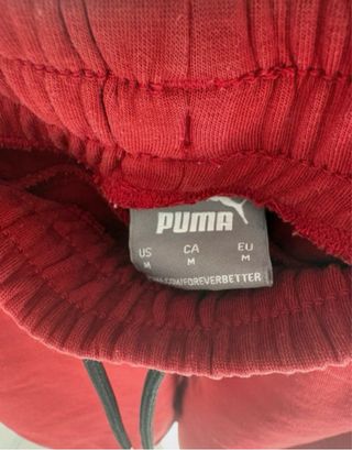 Pantalón chándal Puma rojo