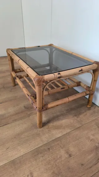 MESA BAJA CENTRO AUXILIAR DE BAMBU