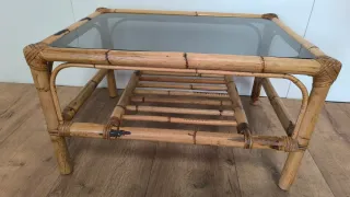 MESA BAJA CENTRO AUXILIAR DE BAMBU