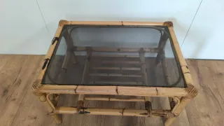 MESA BAJA CENTRO AUXILIAR DE BAMBU